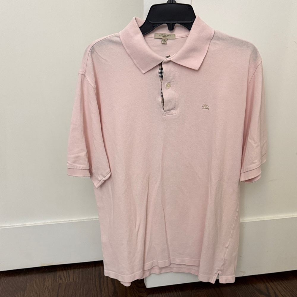 Burberry Light Pink Polo Shirt